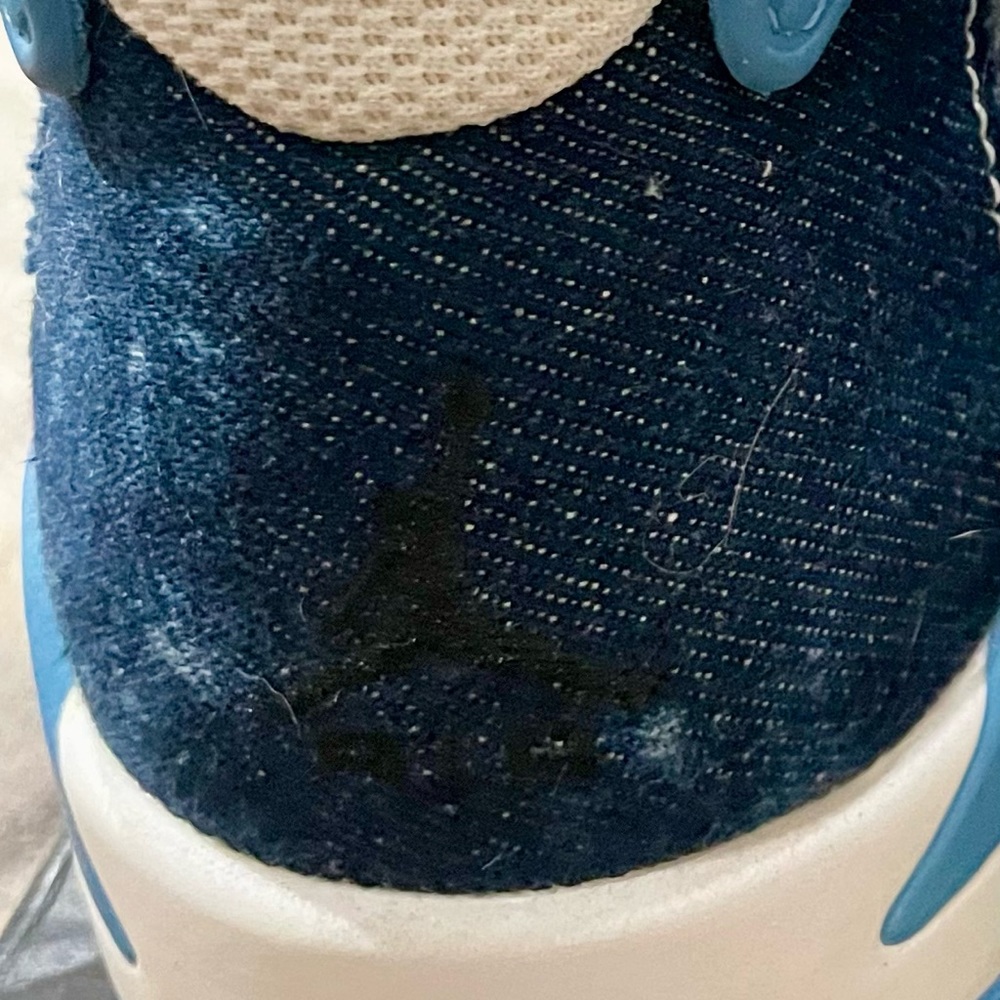Jordan 6.5 Retro Washed Denim Wht/Dutch Blue-Citron Tint - Picture 9 of 13